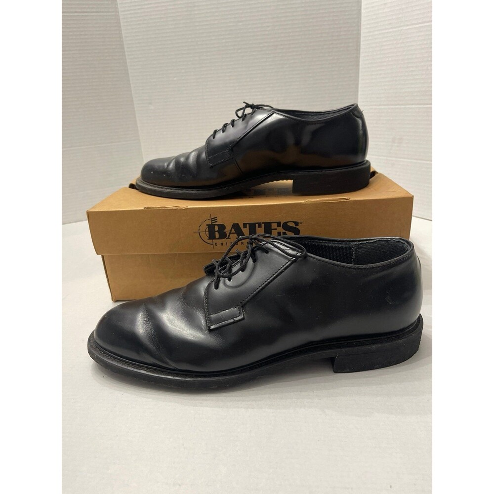 Bates Men’s Leather Uniform Oxford Size 12 Black
